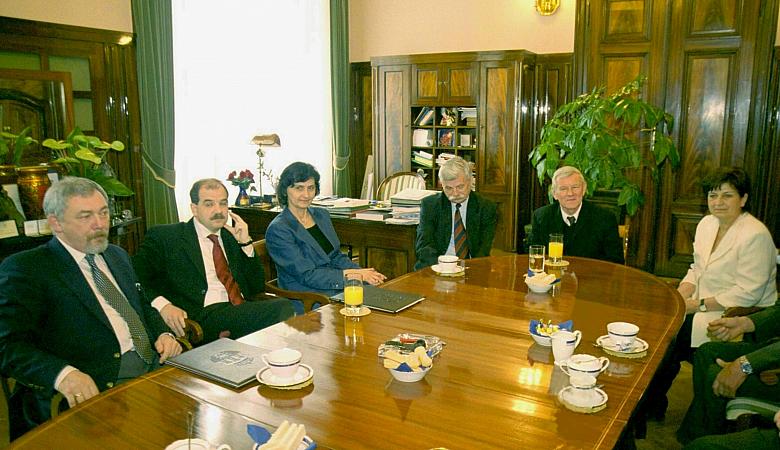 Spotkanie w gabinecie Prezydenta Miasta Krakowa.