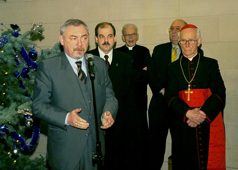 Prezydent Miasta Krakowa oraz Przewodniczący Rady Miasta złożyli zaproszonym gościom żyzenia z okazji nadchodzących Świąt Bożego