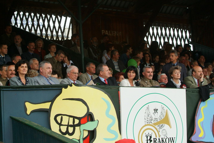 Prezydent Miasta Krakowa Jacek Majchrowski, gen. broni Mieczysław Bieniek oraz Wojewoda Małopolski Jerzy Adamik uczestniczyli w 