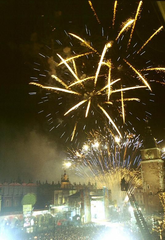 Pokaz sztucznych ogni, jakiego Kraków jeszcze nie widział.