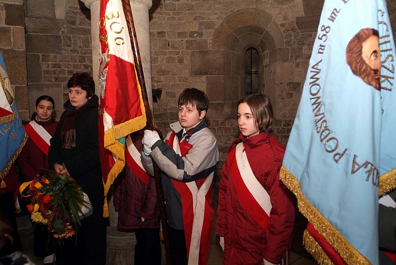 Na uroczystości nie mogło zabraknąć uczniów 
z krakowskich szkół imienia Tadeusza Kościuszki.