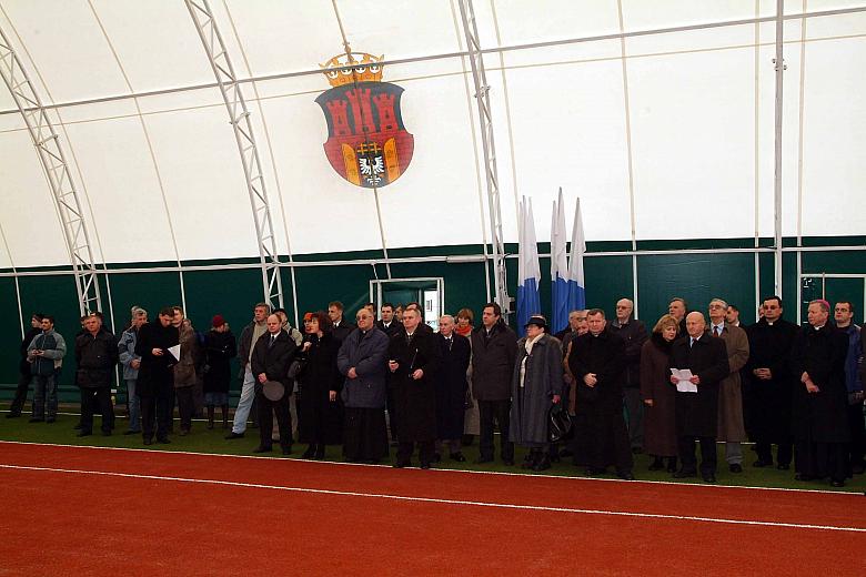 Podczas spotkania o inwestycji mówił Przewodniczący Rady 
i Zarządu Dzielnicy IX Adam Migdał oraz Prezes KS Borek Wojciech Flor