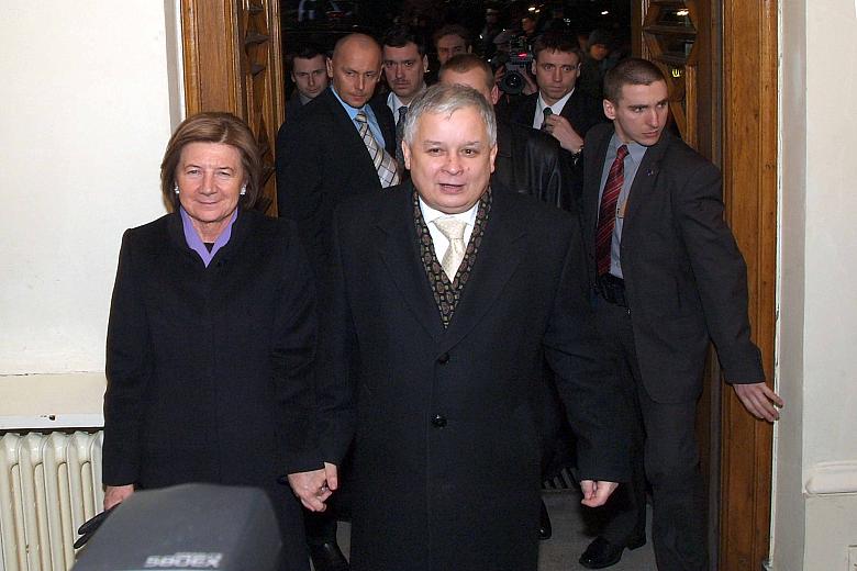 Na premierę przybył Prezydent Rzeczpospolitej Polskiej 
Lech Kaczyński z Małżonką.