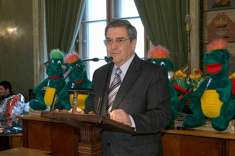 Laureatów oraz ich wychowawców i najbliższych powitał Henryk Bątkiewicz, Zastępca Prezydenta Miasta Krakowa. 