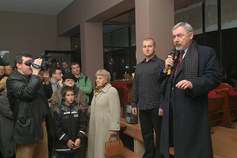 W swoim wystąpieniu Prezydent podkreślił, iż klub jest miejscem gdzie "młodzież będzie zmieniała się na lepsze". 