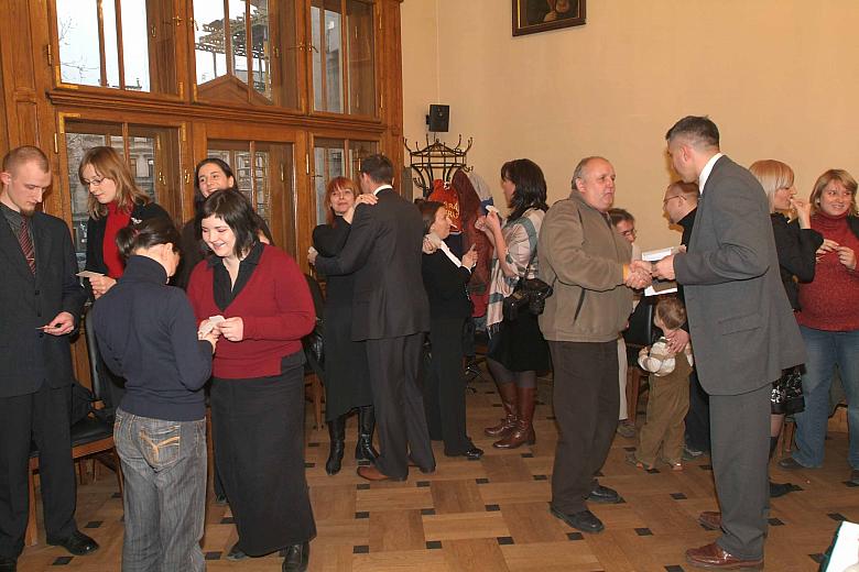 Spotkanie przebiegało w miłej świątecznej atmosferze.