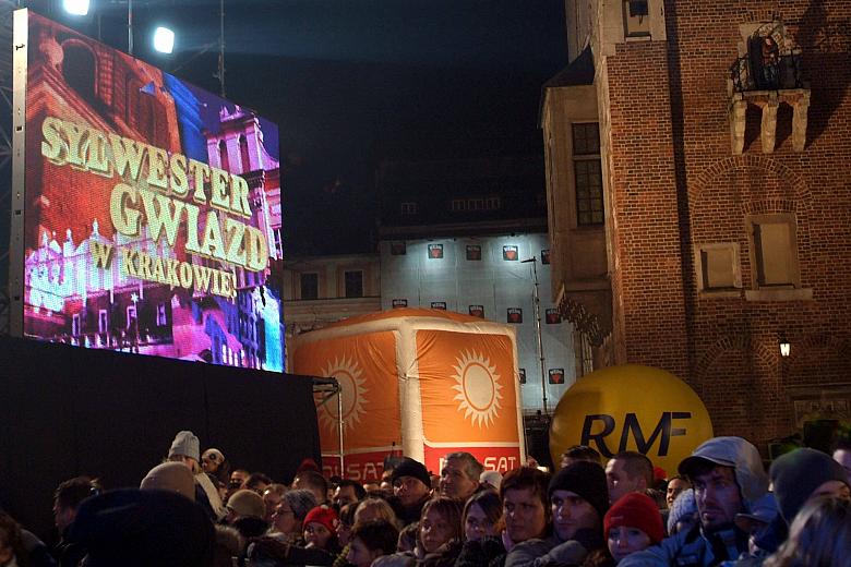 ...krakowianie powitali Nowy Rok 2007.