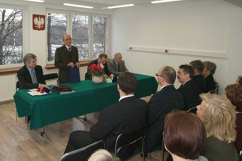 Spotkanie poprowadził Jerzy Poznański, Dyrektor Okręgowego Urzędu Miar.