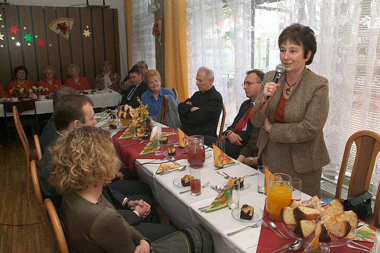 Elzbieta Lęcznarowicz, Zastępca Prezydenta Miasta Krakowa, powitała przybyłych gości...