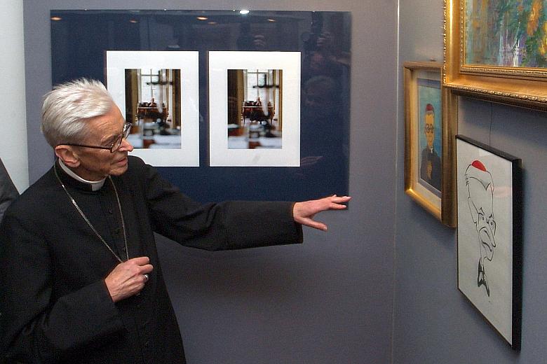 Nie zabrakło też karykatury Księdza kardynała autorstwa Ewy Barańskiej Jamrozik.