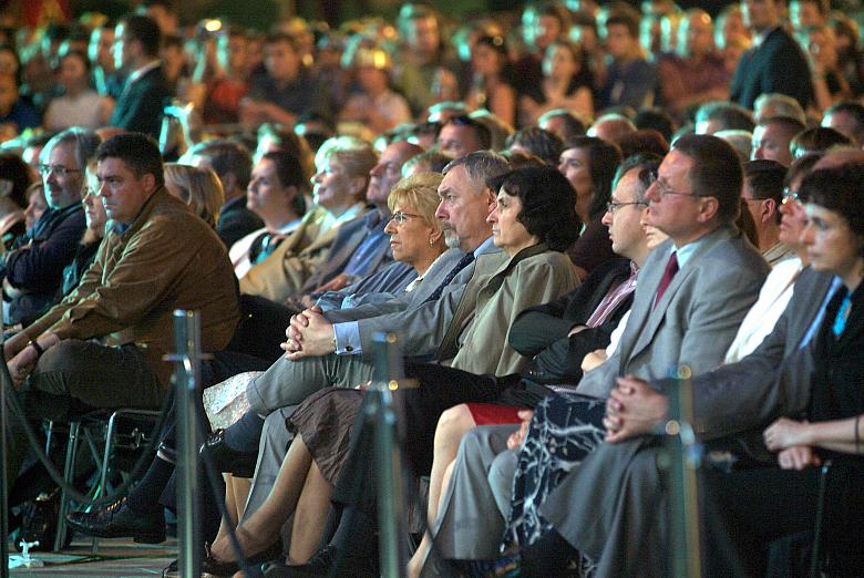 ...oraz zasłuchaną publicznością.