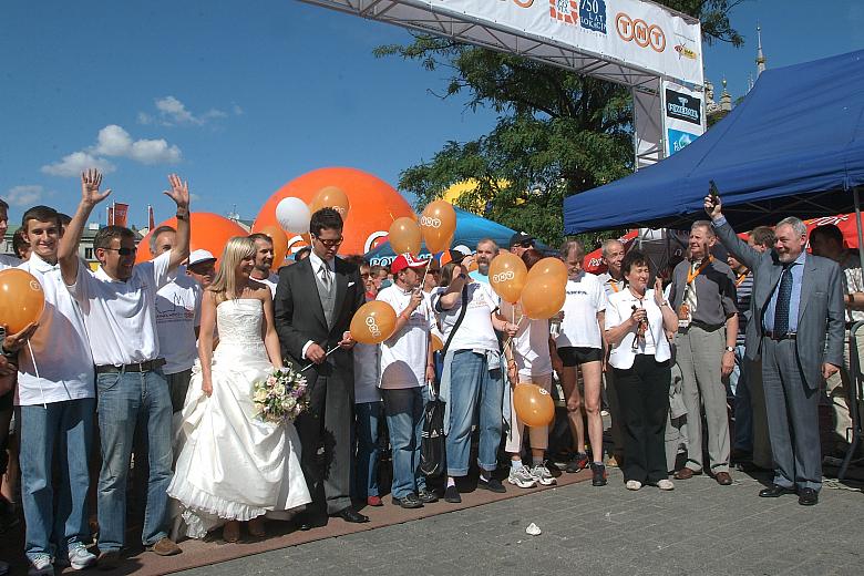 Przed właściwymi zawodami organizatorzy zaprosili wszystkich chętnych do przejścia jednej rundy. Starterem w tych zawodach był P