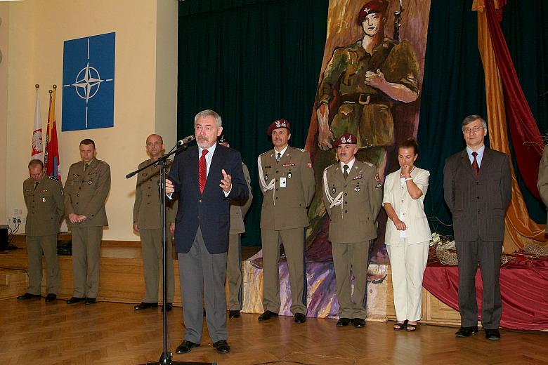 Generała pożegnał także prof. dr hab. Jacek Majchrowski, Prezydent Miasta Krakowa...