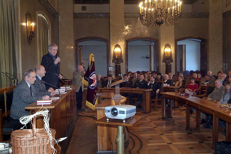 Na początku przedstawili się trzej autorzy czyli Mieczysław Czuma, Michał Kozioł i Leszek Mazan.