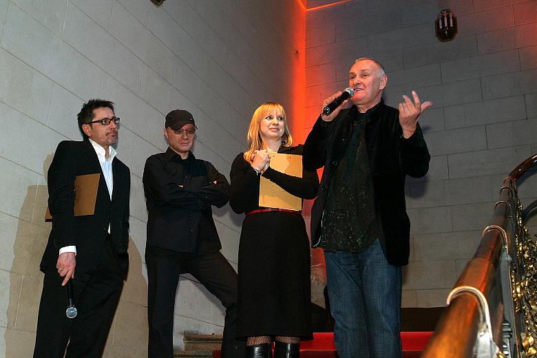 Następnie zabrali głos twórcy piosenki "Kraków GO!" czyli Jacek Cygan i Robert Janson.