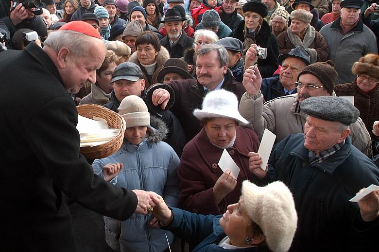 Następnie rozpoczęło się składanie życzeń...