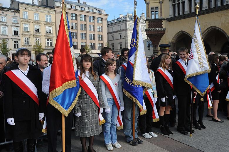 ...na rozpoczęcie uroczystości.