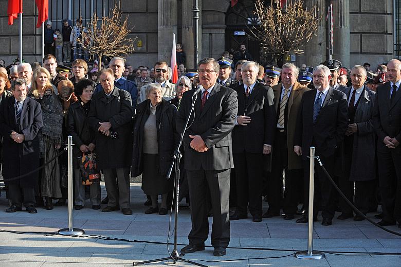 ... zabrał głos Marszałek Sejmu RP, Bronisław Komorowski.