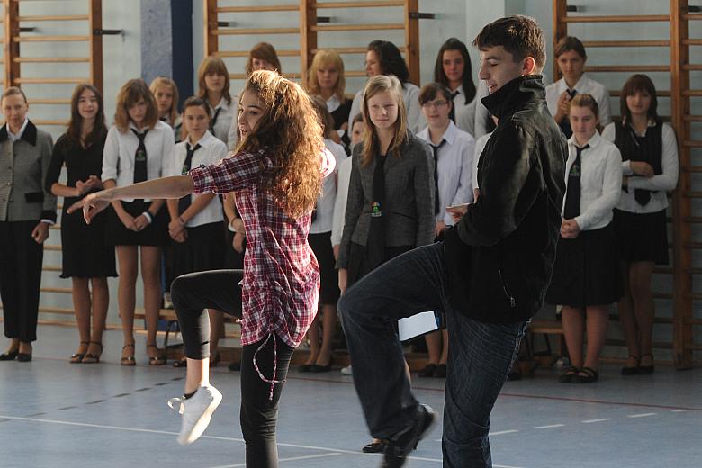 ...wśród których był taniec nowoczesny...