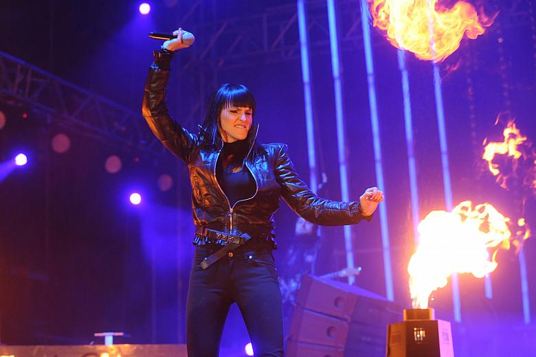 Niesamowite show zaprezentowała Agnieszka Chylińska.