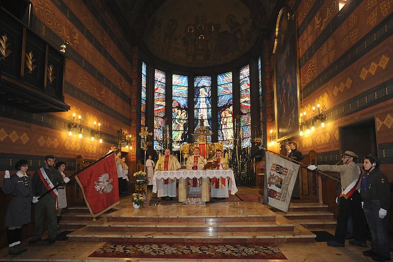 Jubileusz rozpoczęła uroczysta msza święta w kościele p.w. św. Szczepana.