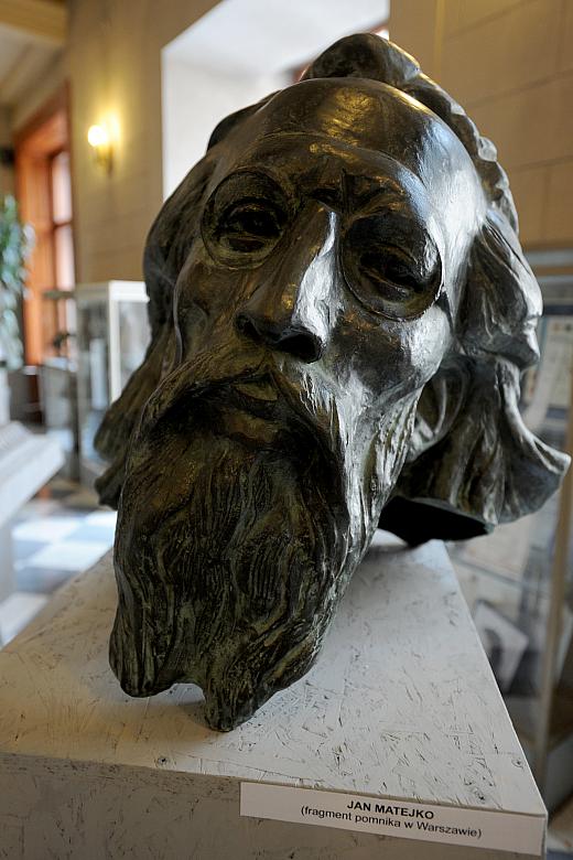 "Jan Matejko" (fragment pomnika w Warszawie)