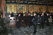 We mszy św. uczestniczył prof. dr hab. Jacek Majchrowski, Prezydent Miasta Krakowa z małżonką oraz dr inż. Paweł Pytko, Przewodn