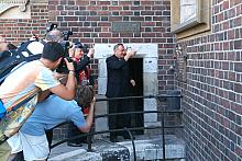 Uroczyste poświęcenie tablicy pamiątkowej.