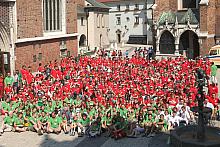 ...aby zrobić wspólne zdjęcie z Prezydentem Jackiem Majchrowskim, który objął honorowy patronat nad XXIII Międzynarodowym Obozem