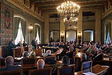 Uroczystość odbyła się w sali Obrad Rady Miasta Krakowa.