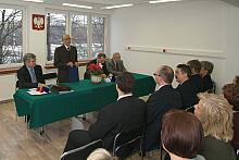 Spotkanie poprowadził Jerzy Poznański, Dyrektor Okręgowego Urzędu Miar.