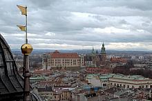 Wzgórze wawelskie dominuje nad Starym Miastem.