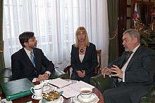 Jan  Luykx, Ambasador Królestwa Belgii z wizytą w Krakowie