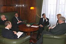 W spotkaniu udział wzięli także: Michel Redouté, Konsul Honorowy Królestwa Belgii dla Polski Południowej, Eric De Clercq, Radca 