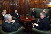 Tematem rozmów toczonych w gabinecia Prezydenta była między innymi II Edycja Dni Estonii w Krakowie.