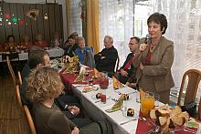 Elzbieta Lęcznarowicz, Zastępca Prezydenta Miasta Krakowa, powitała przybyłych gości...