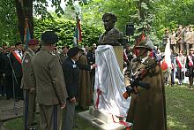 Odsłonięcie popiersia Generała Andersa
