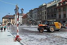Końcowe prace na Małym Rynku