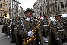 Uroczystość uświetnił występ orkiestry Karpackiego Oddziału Straży Granicznej i nie była to jedyna atrakcja przygotowana dla wid