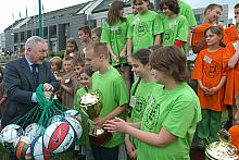 Już w dniu otwarcia walczyły na obiektach OSiR "Kolna" drużyny reprezentujące krakowskie szkoły podstawowe nr nr 11, 1