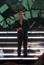 Janusz Radek w "Balladzie o cudownych narodzinach Bolesława Krzywoustego" z repertuaru Ewy Demarczyk.