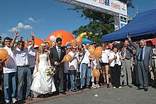 Przed właściwymi zawodami organizatorzy zaprosili wszystkich chętnych do przejścia jednej rundy. Starterem w tych zawodach był P