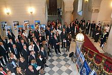 Do krakowskiego magistratu licznie przybyli uczestniczący w Jubileuszu przedstawiciele Miast Partnerskich Krakowa.