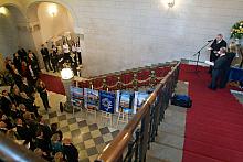 Dostojnych gości serdecznie przywitał Prezydent Miasta Krakowa Profesor Jacek Majchrowski.