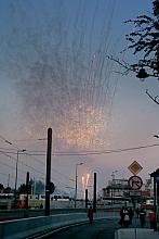 ...które wspaniale zaprezentowały się na jesiennym niebie.