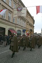 Pochód ruszył Drogą Królewską na Plac Matejki. 