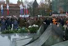 ...reprezentanci wszystkich krakowskich służb mundurowych...