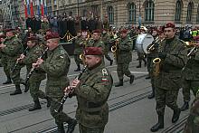 Grała orkiestra krakowskiego garnizonu.