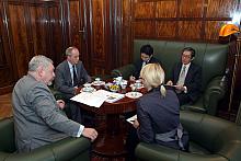 Podczas rozmowy pozytywnie oceniono dotychczasową współpracę, w której znaczący udział mają: Uniwersytetu Jagielloński oraz Cent