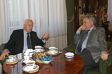 Prezydent Miasta Krakowa profesor Jacek Majchrowski przyjął, przebywającego w Krakowie, Olgierda Dziekońskiego, Podsekretarza St